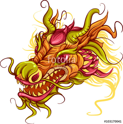 Chinese dragon head.
