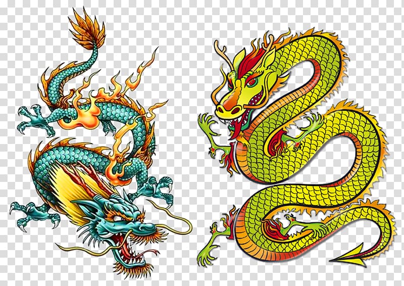 Chinese dragon tattoo.