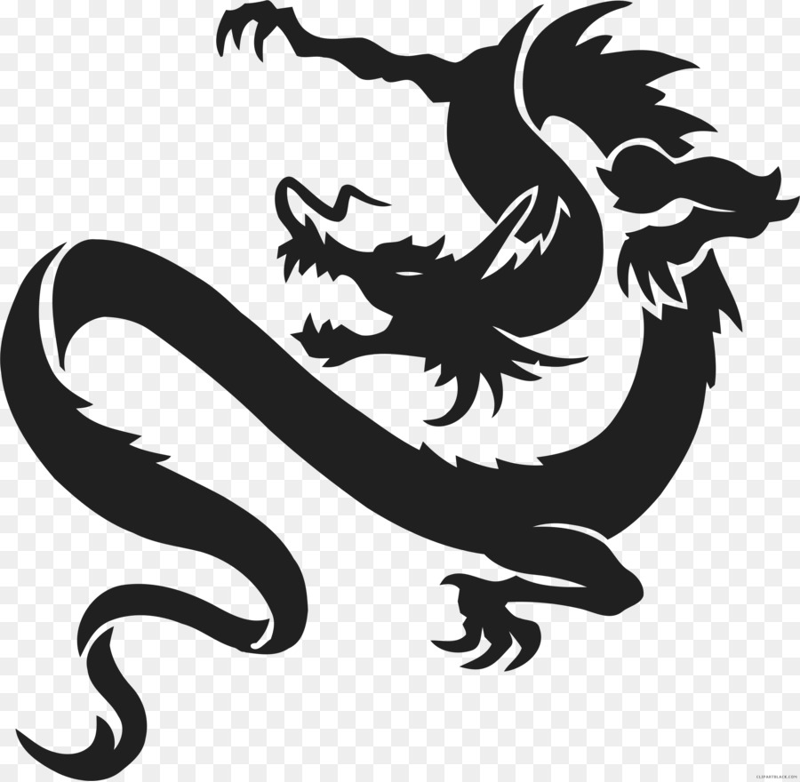 Chinese dragon clipart.
