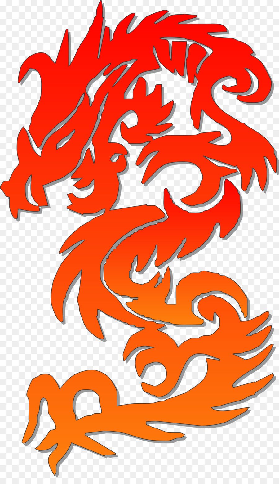 chinese dragon clipart transparent