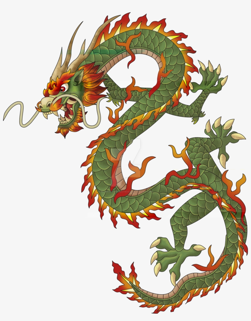 chinese dragon clipart transparent background