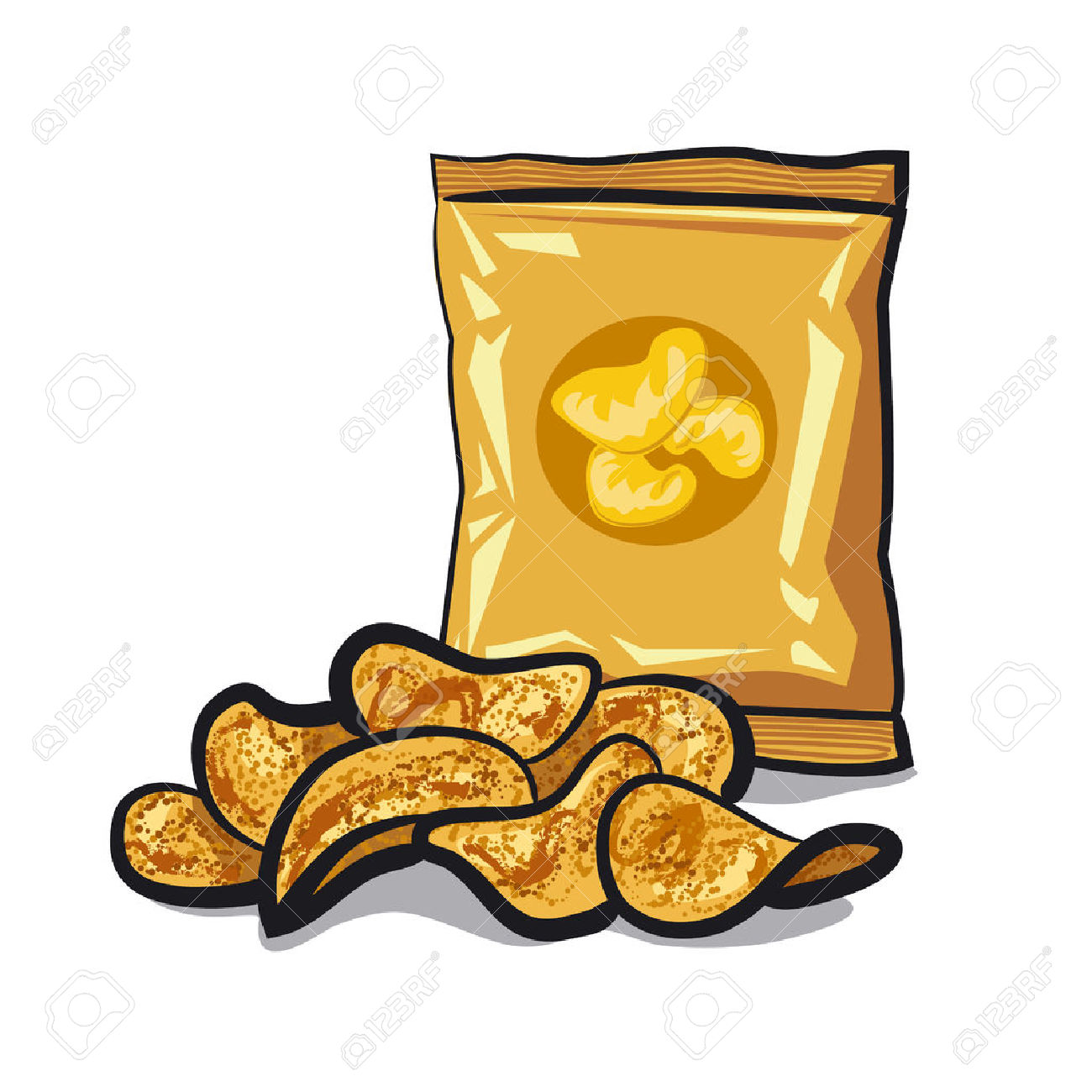 Potato Chip Clipart