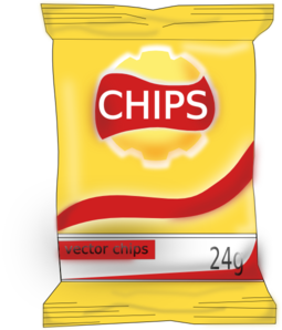 Bag chips clip.