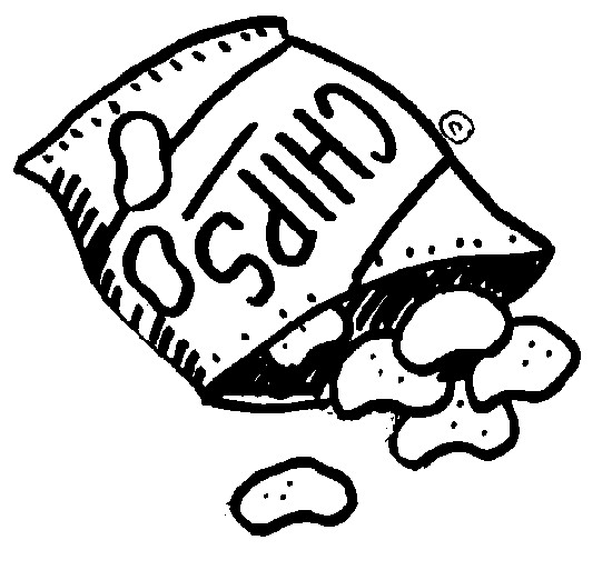 Chips clipart drawing.