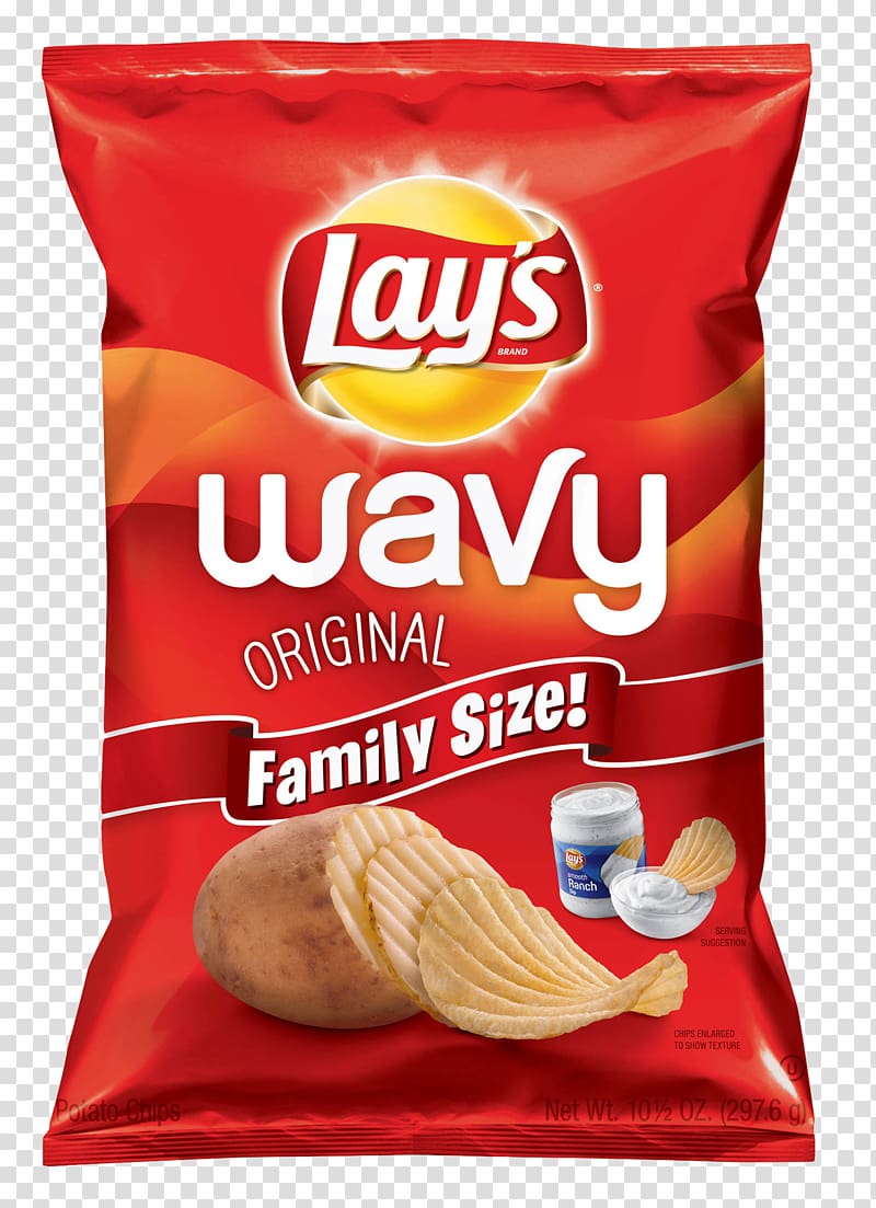 Lays wavy chip.