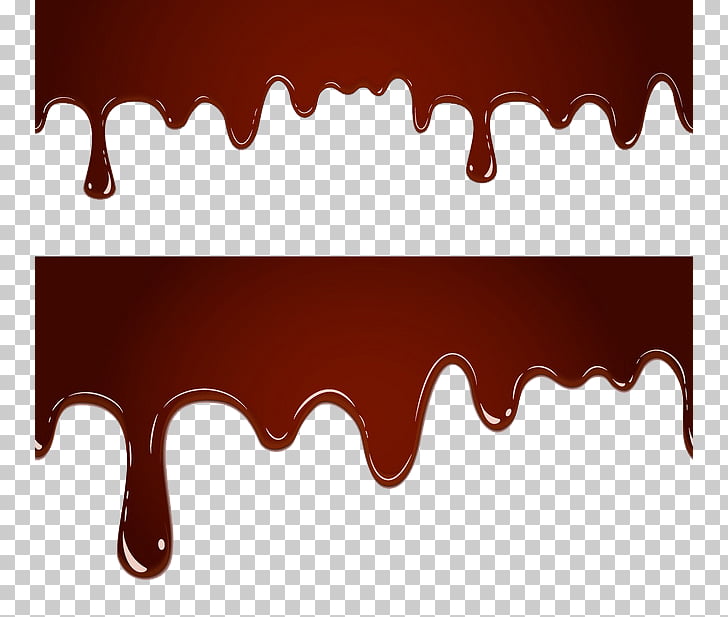 Melting Chocolate Euclidean , chocolate, brown drip PNG