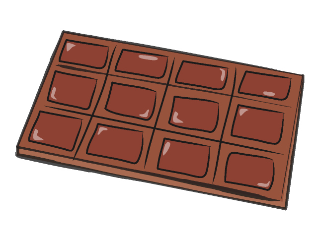 Free chocolate bar.