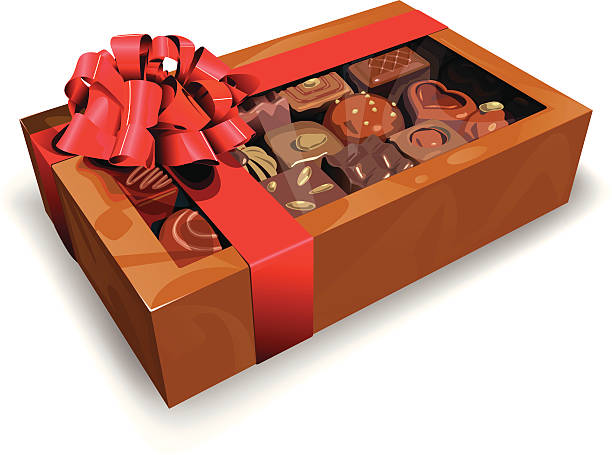 Box of chocolate clipart