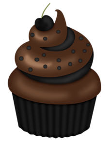 chocolate clipart cupcake