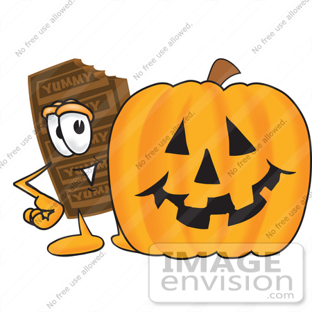 Halloween clip art chocolate