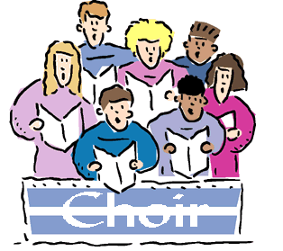 Choir clipart cartoon.