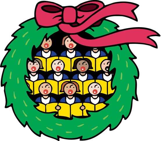 Christmas choir clipart.