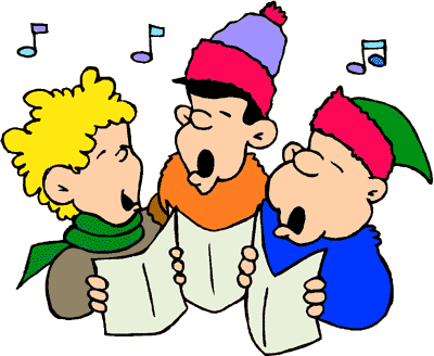 Christmas choir clipart.