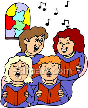 choir clipart singing