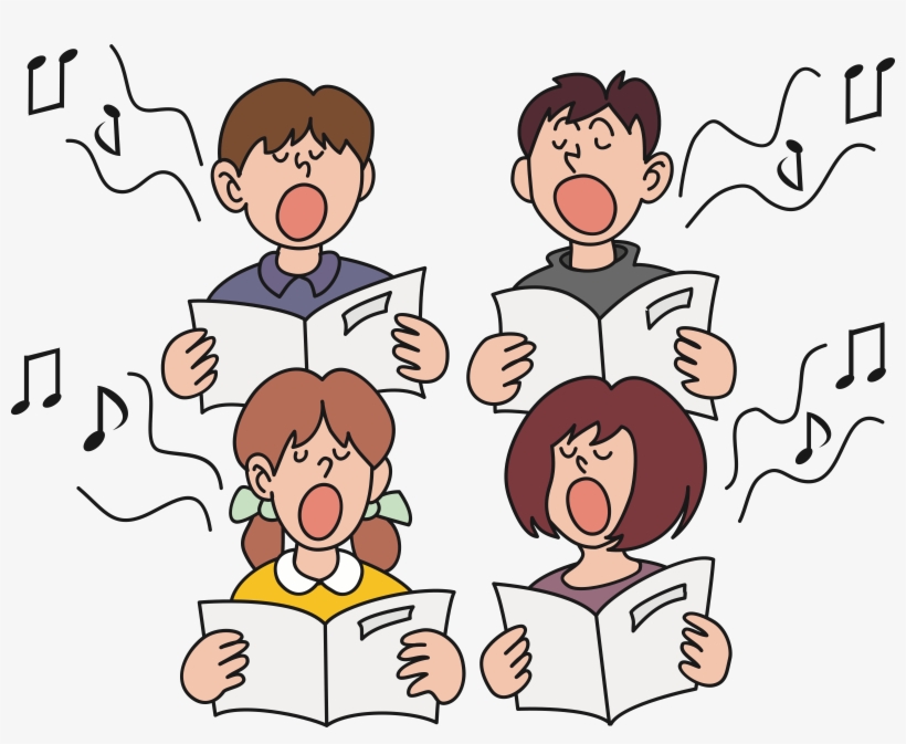 Image Transparent Library Boy Singing Clipart