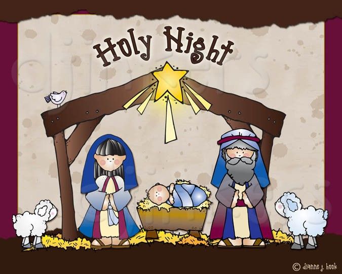 Cute nativity christmas.