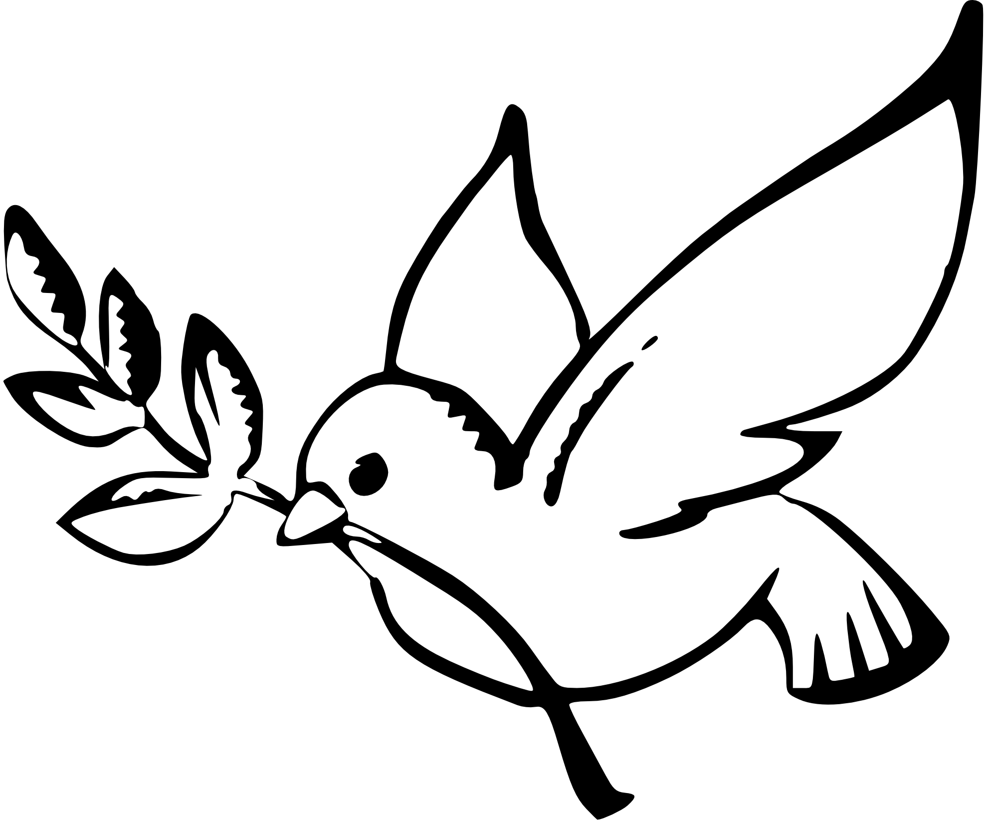 Christian symbol peace.