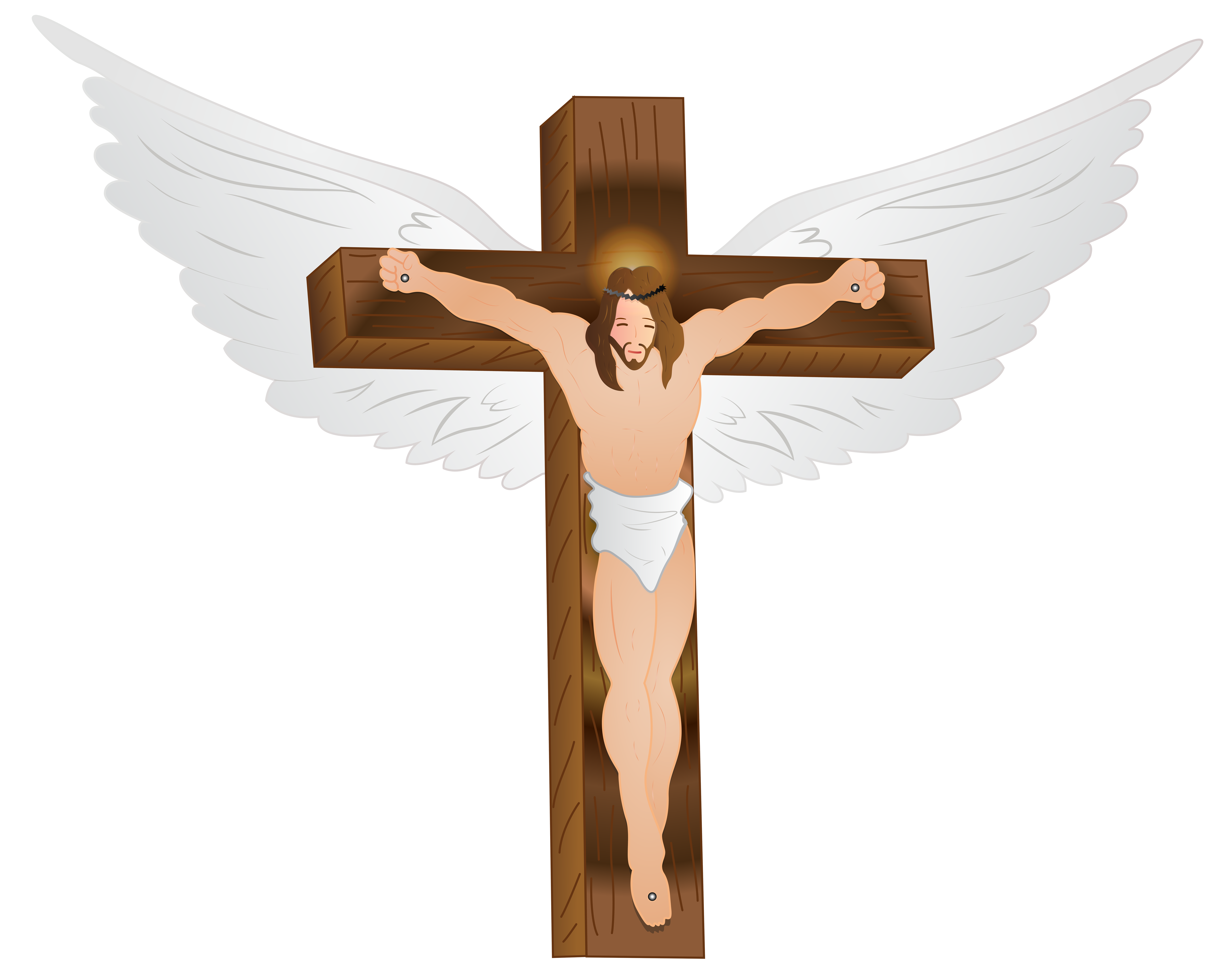 Jesus Christ on the Cross PNG Clip Art Image