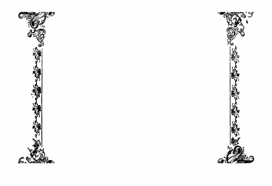 Christmas Border Clipart In Black And White
