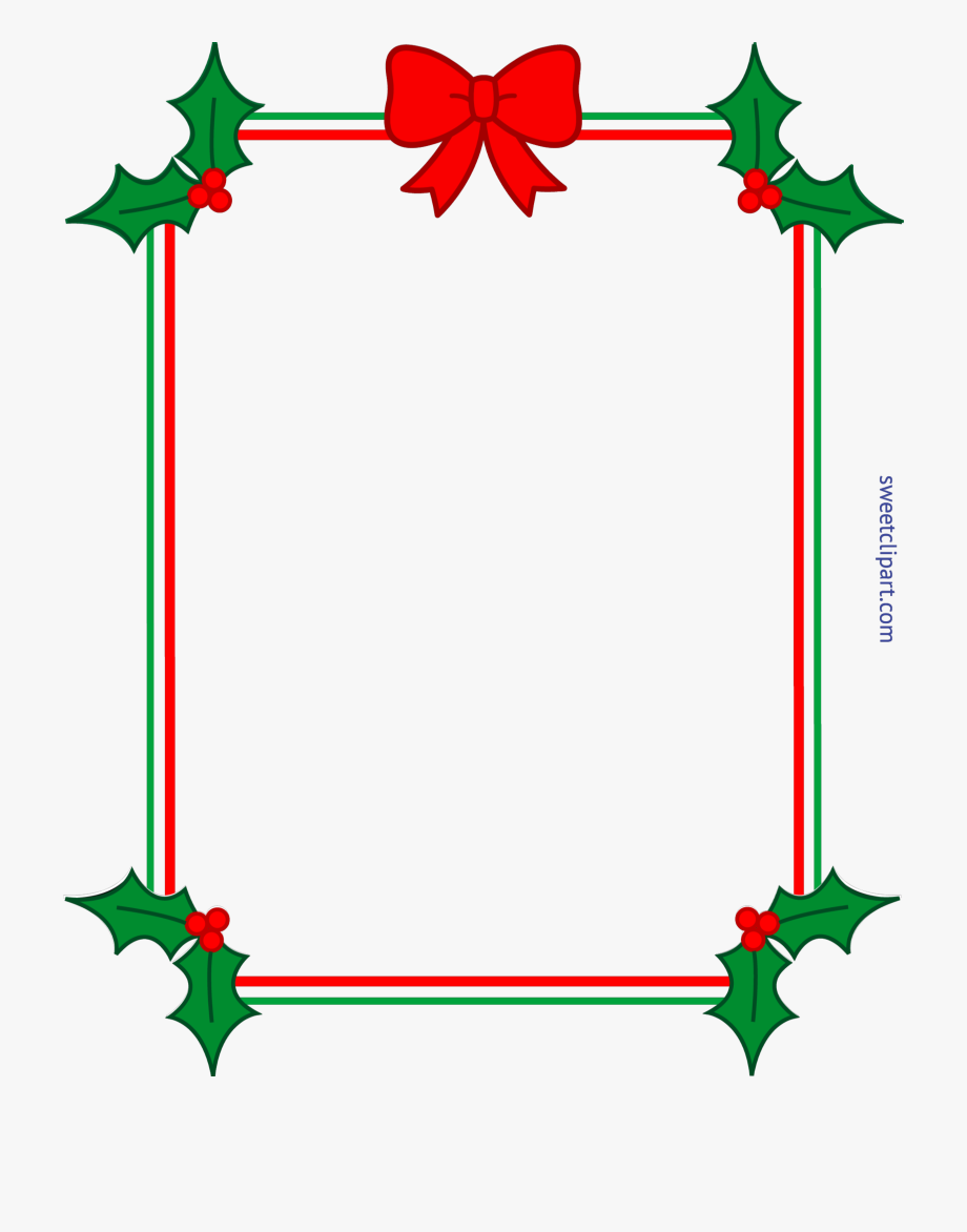 christmas border clipart rectangle
