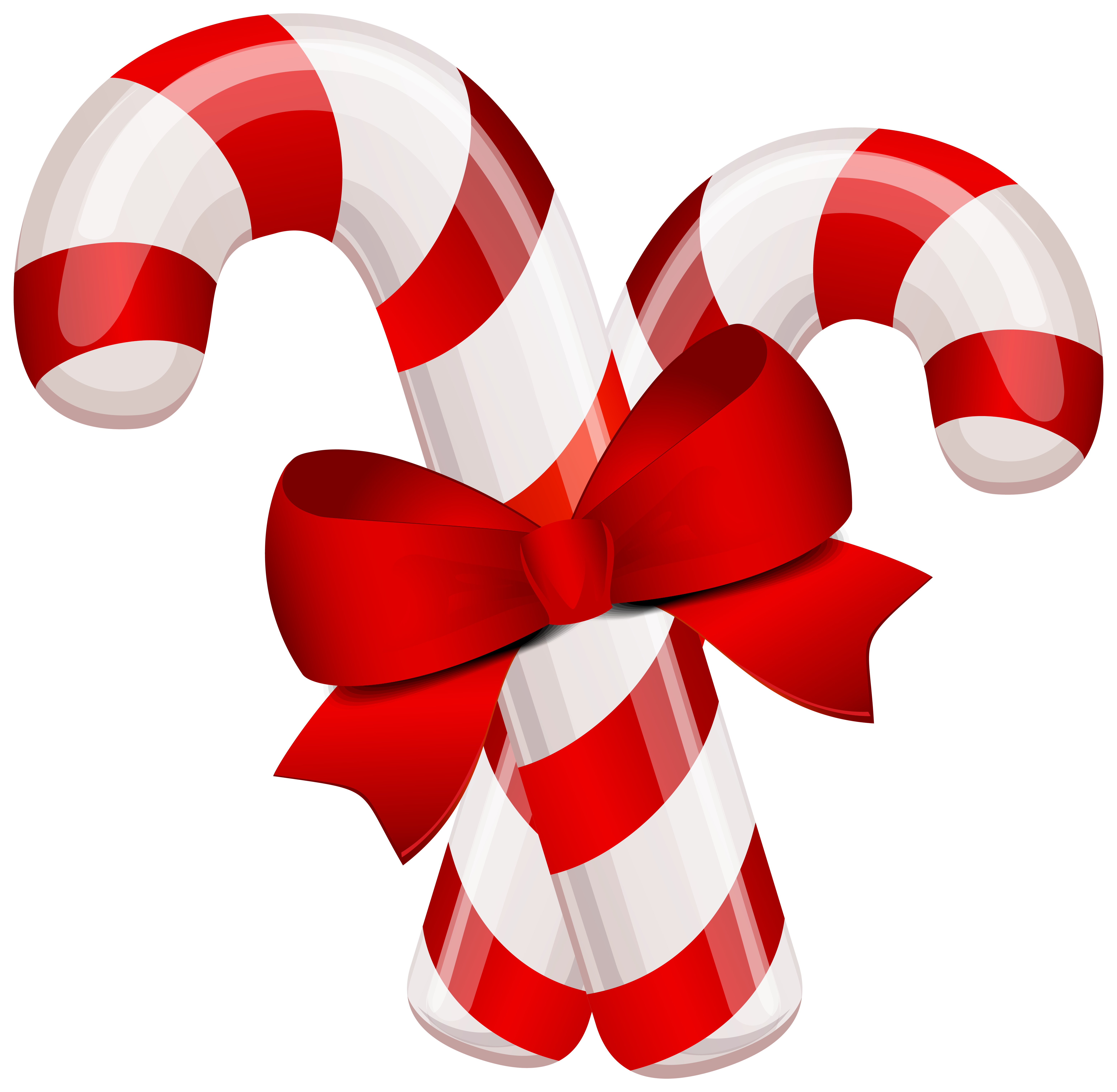 Christmas Classic Candy Canes PNG Clipart Image