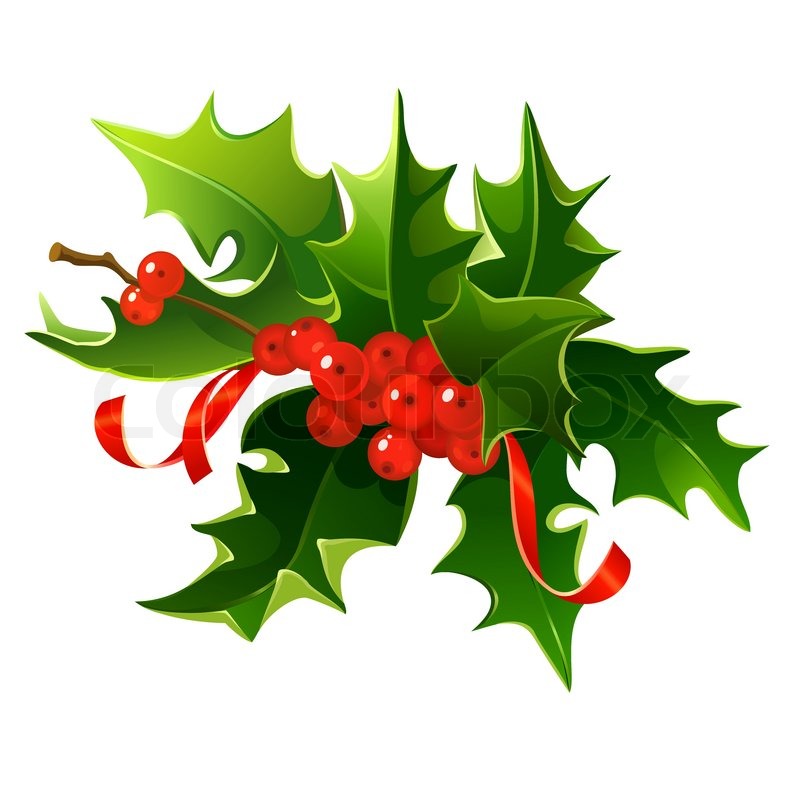 Free christmas clipart vintage holly