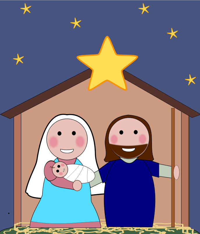 Religious Christmas Clipart