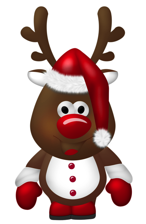 Cute christmas reindeer.