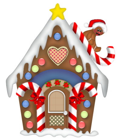 Christmas clipart gingerbread house, Christmas gingerbread