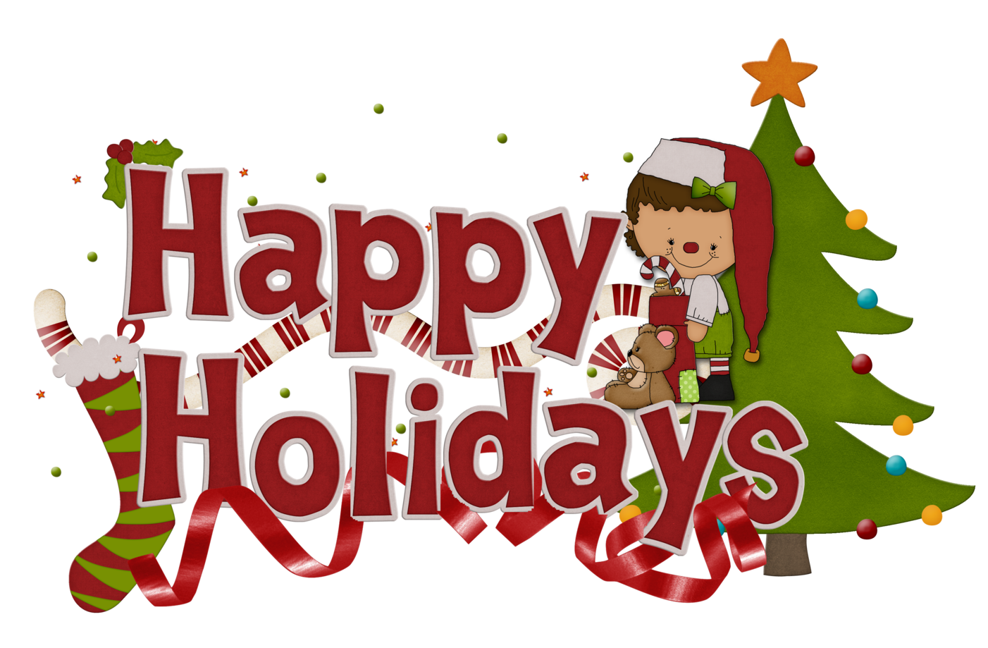 Holiday clipart happy hour
