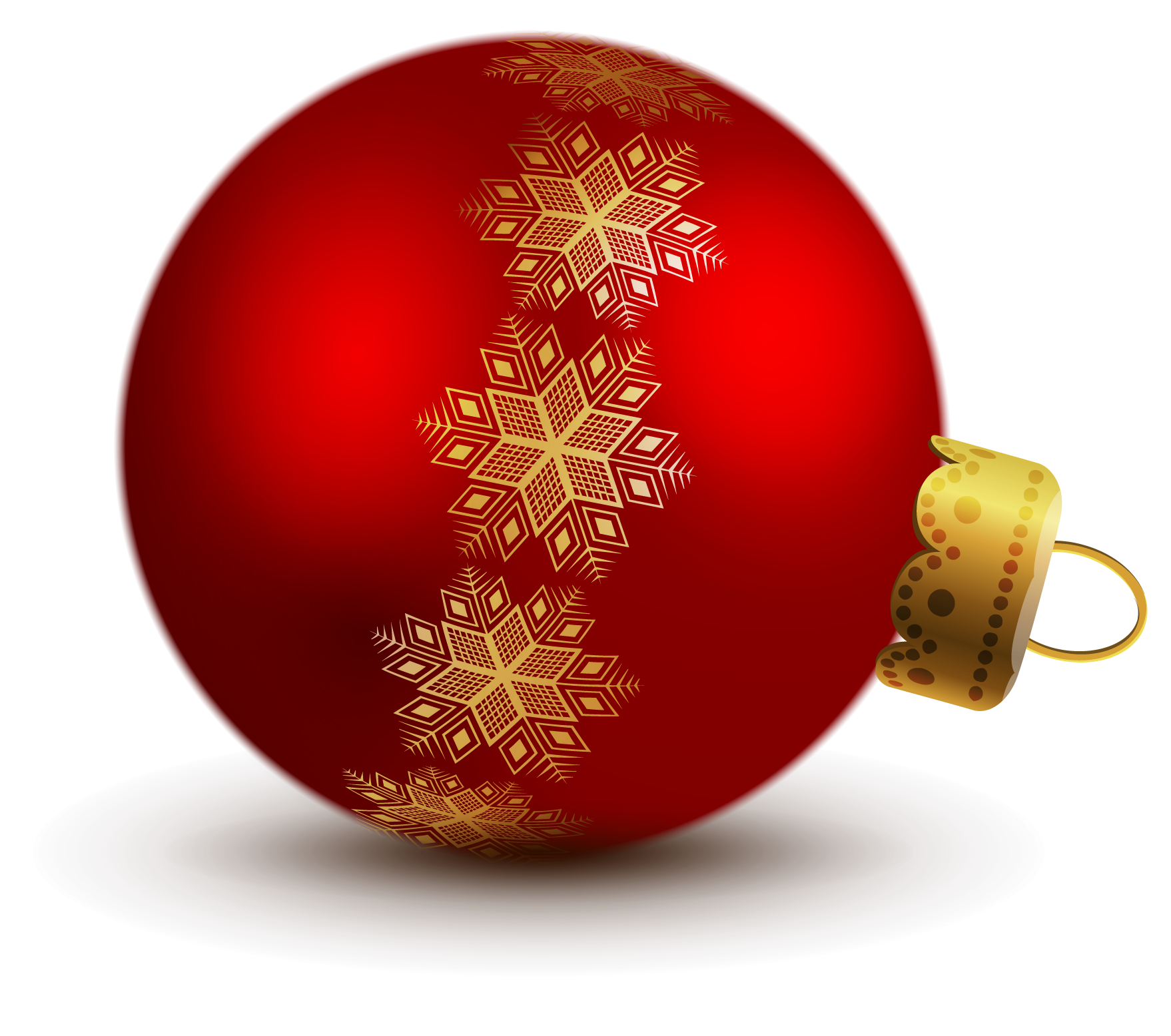 christmas clipart transparent red