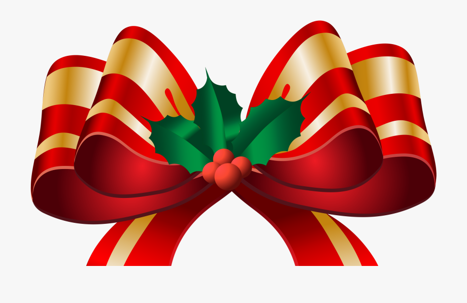 Christmas Bow Clipart Png Clipground Christmas Decorations