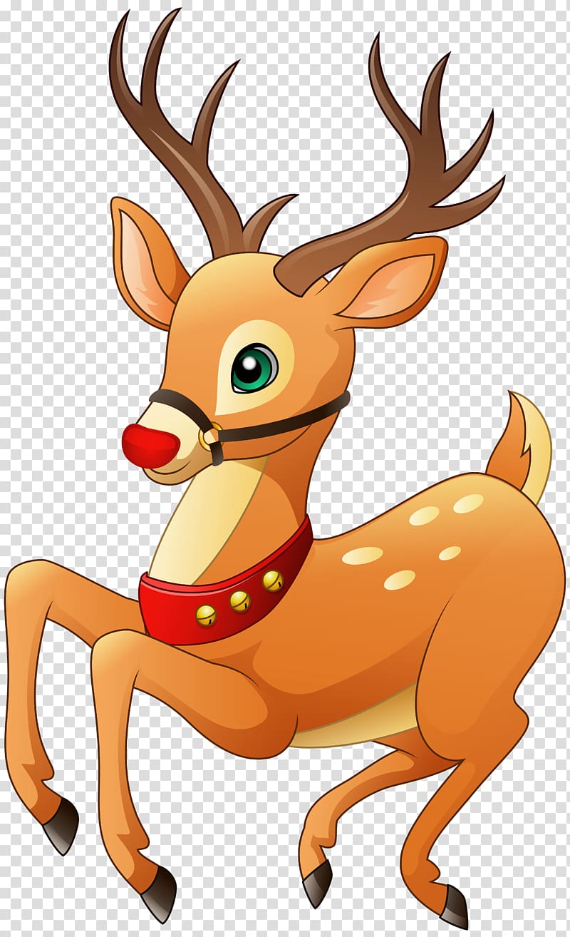 Brown deer illustration.