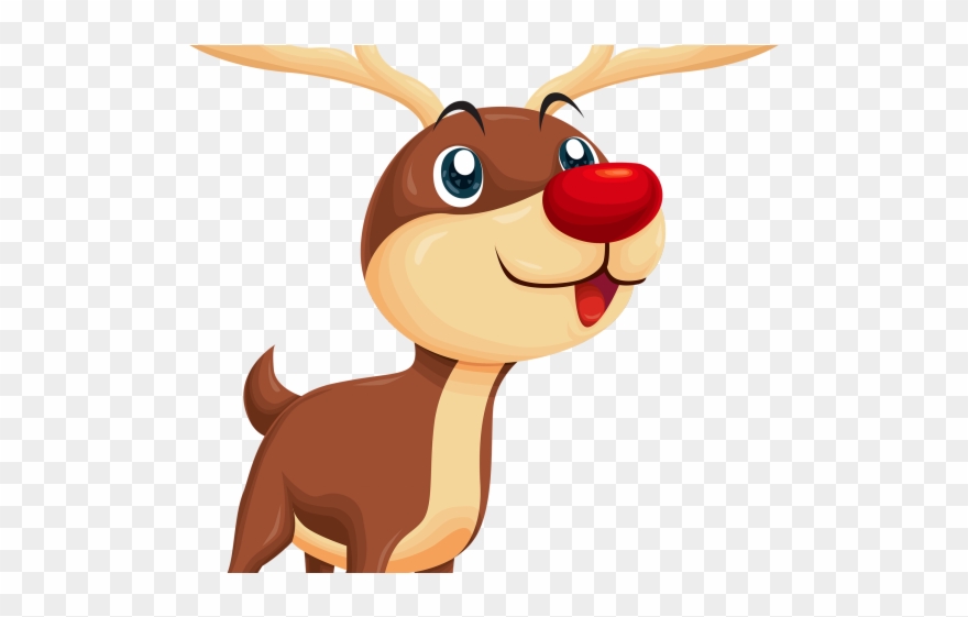 Reindeer clipart tail.