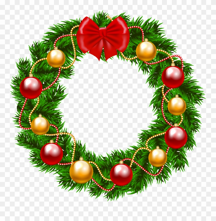 Christmas Wreath Png Clipart Image