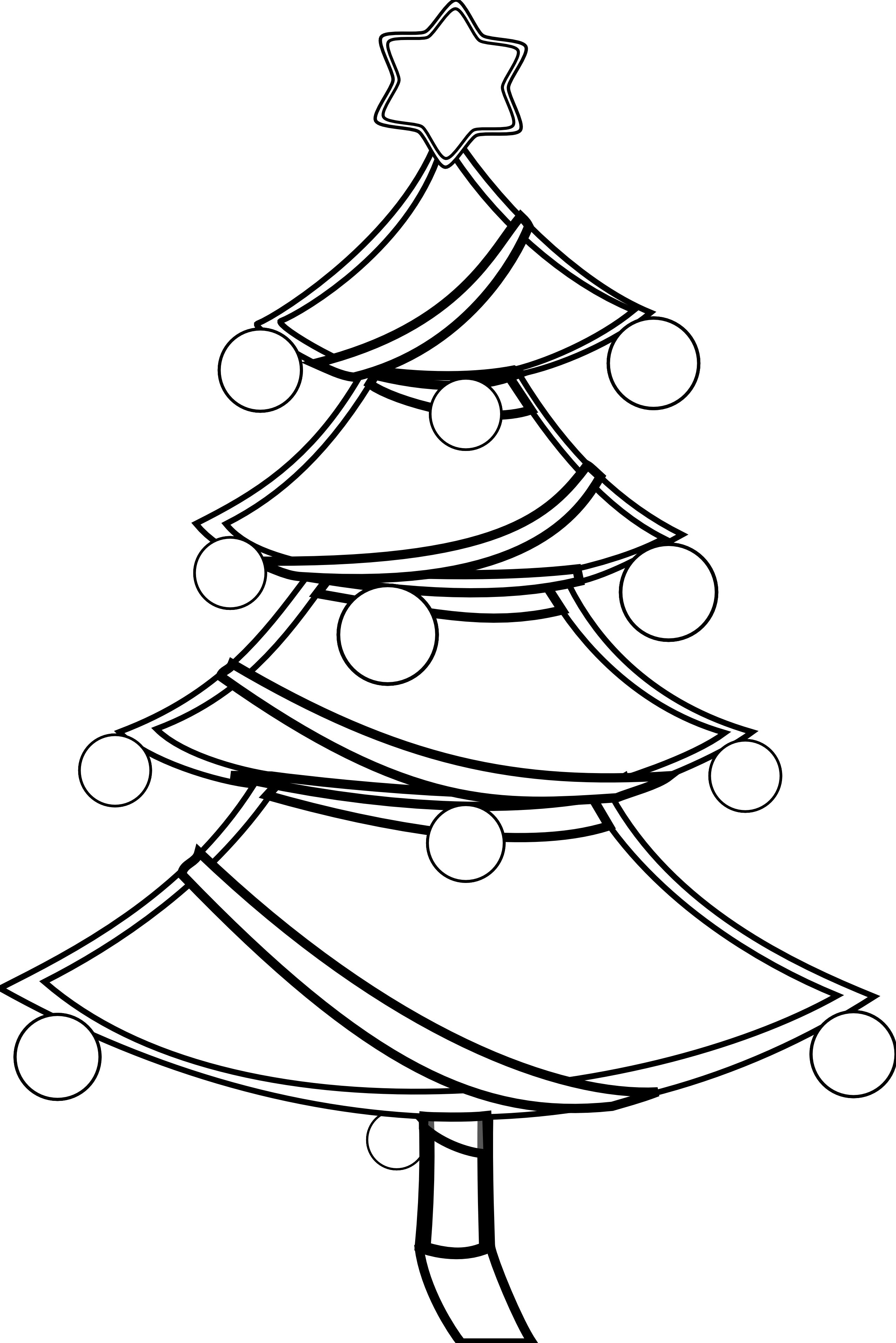 christmas cliparts black and white coloring