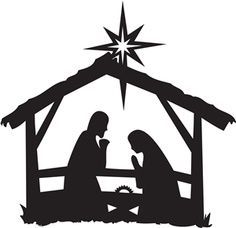 Christmas star clip art black and white the nativity star is