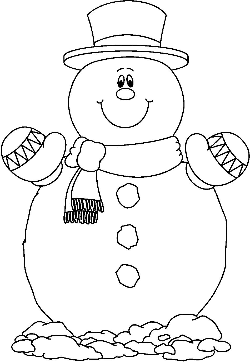 Snowman black and white snowman emb christmas