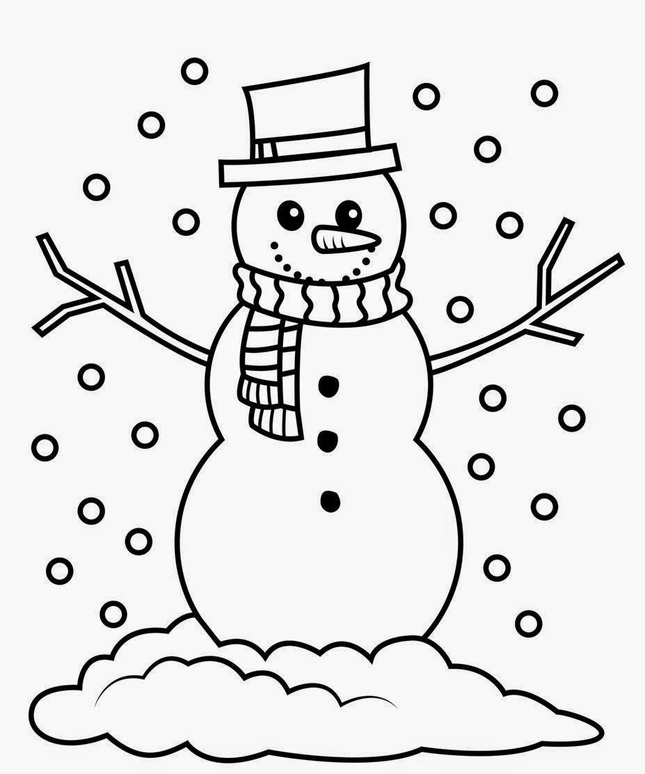 Snowman black and white navishta sketch snowman christmas
