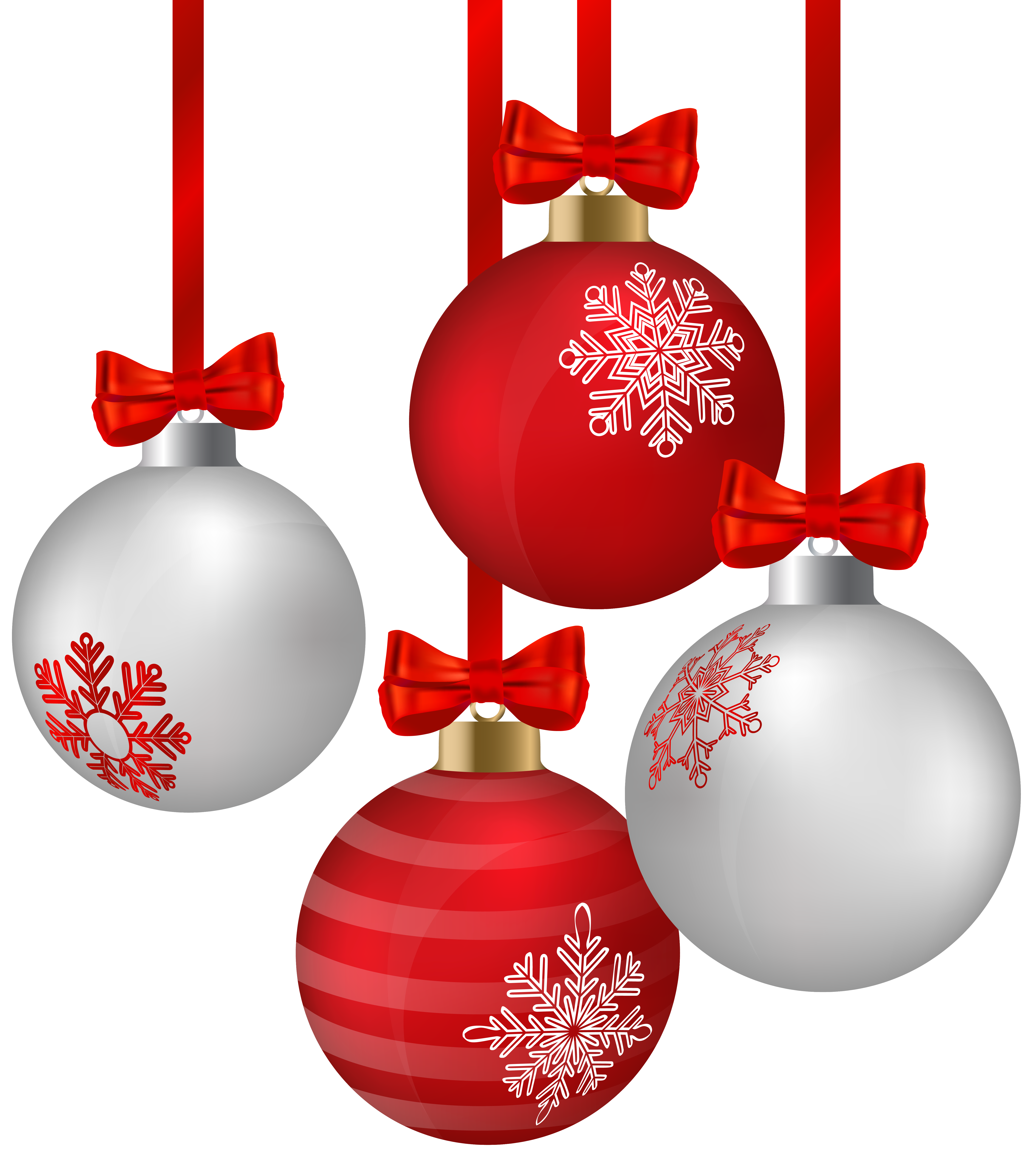 Long hanging christmas ornament clipart collection