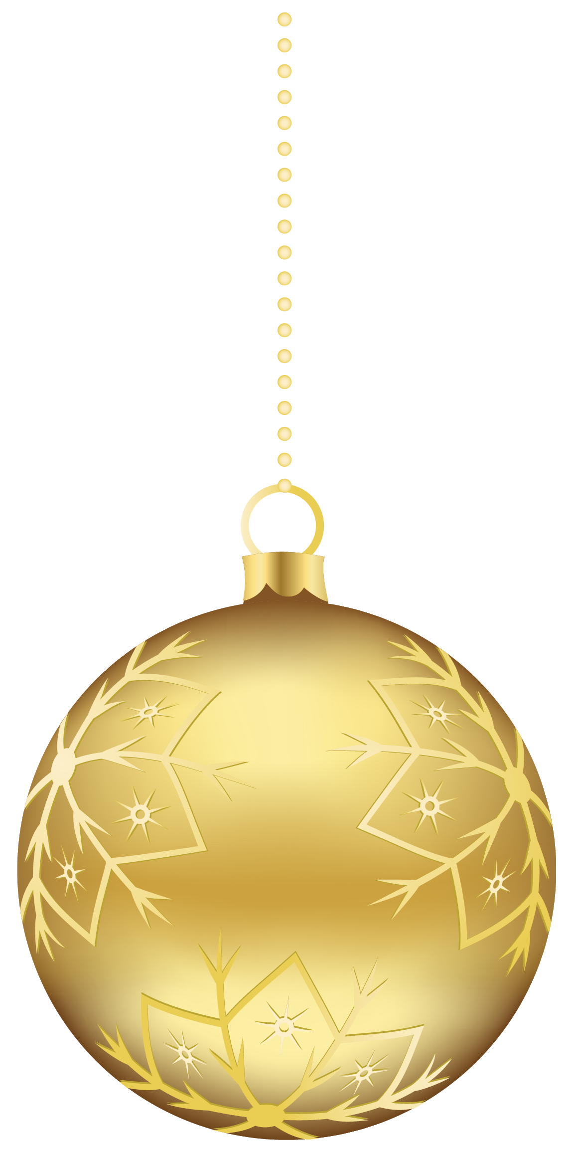 Christmas ornament Christmas decoration Gold Clip art