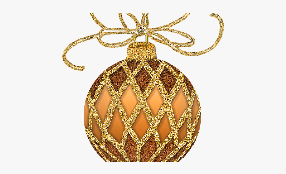 christmas ornament clipart gold