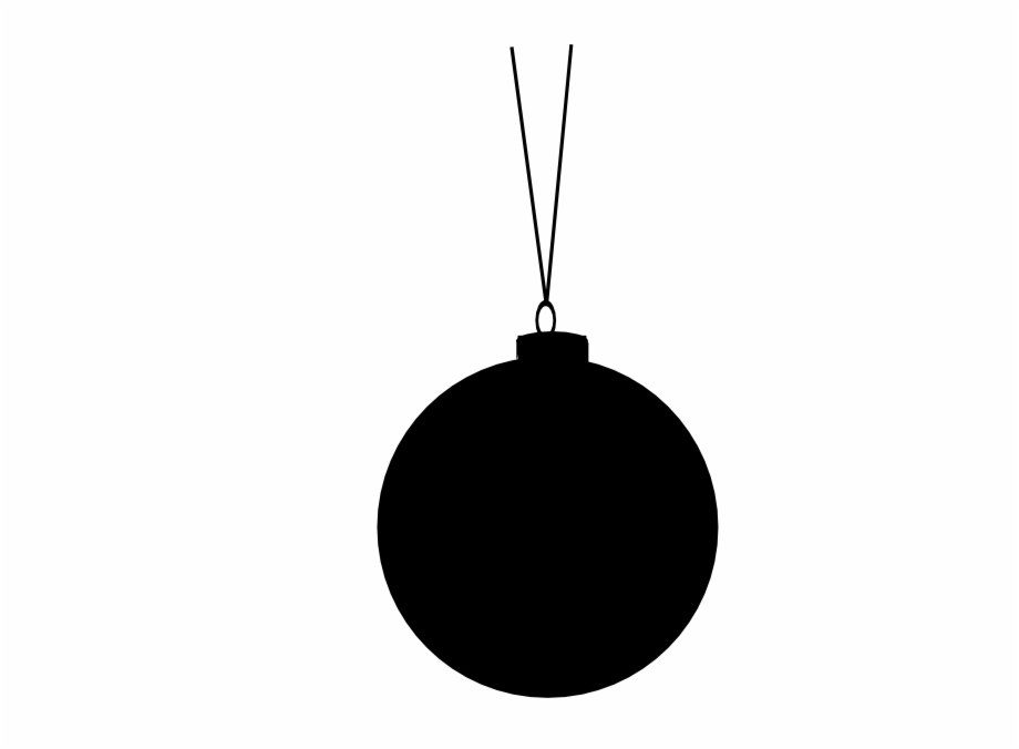 Christmas Ornament Vector Silhouette Free PNG Images