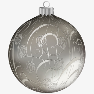 Christmas Ornament Clipart Silver
