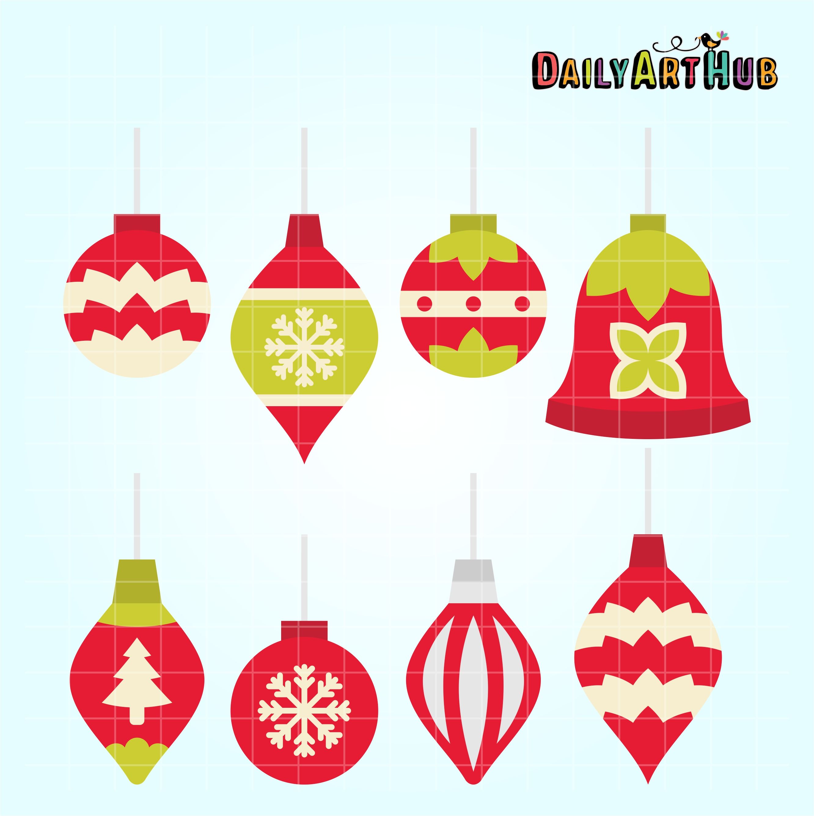 Simple christmas ornaments.