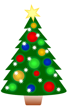 Animated christmas tree.
