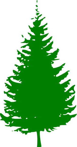 Green Christmas Tree Clip Art at Clker