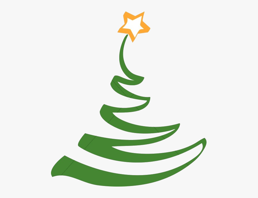 Christmas Simple Artistic Tree Clipart Religious Transparent