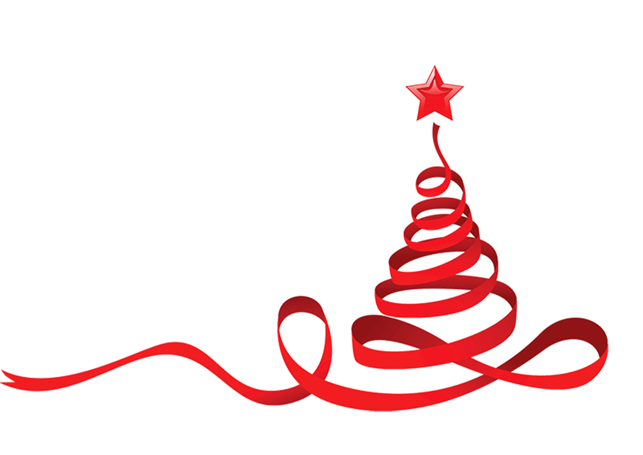 Christmas tree Ribbon Clip art