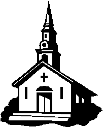 Church Black And White Clipart